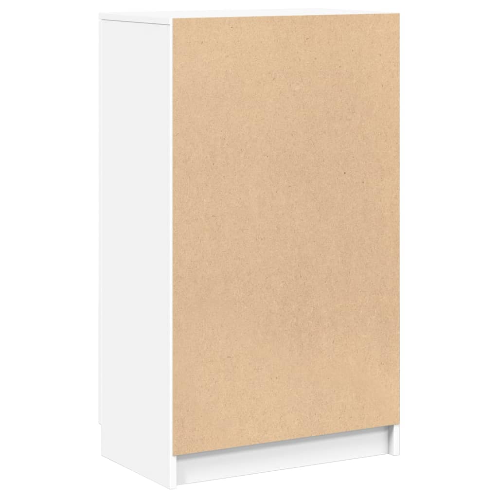 Armoire à chaussures Blanc 59x35x100,5 cm Bois d'ingénierie - XIOS