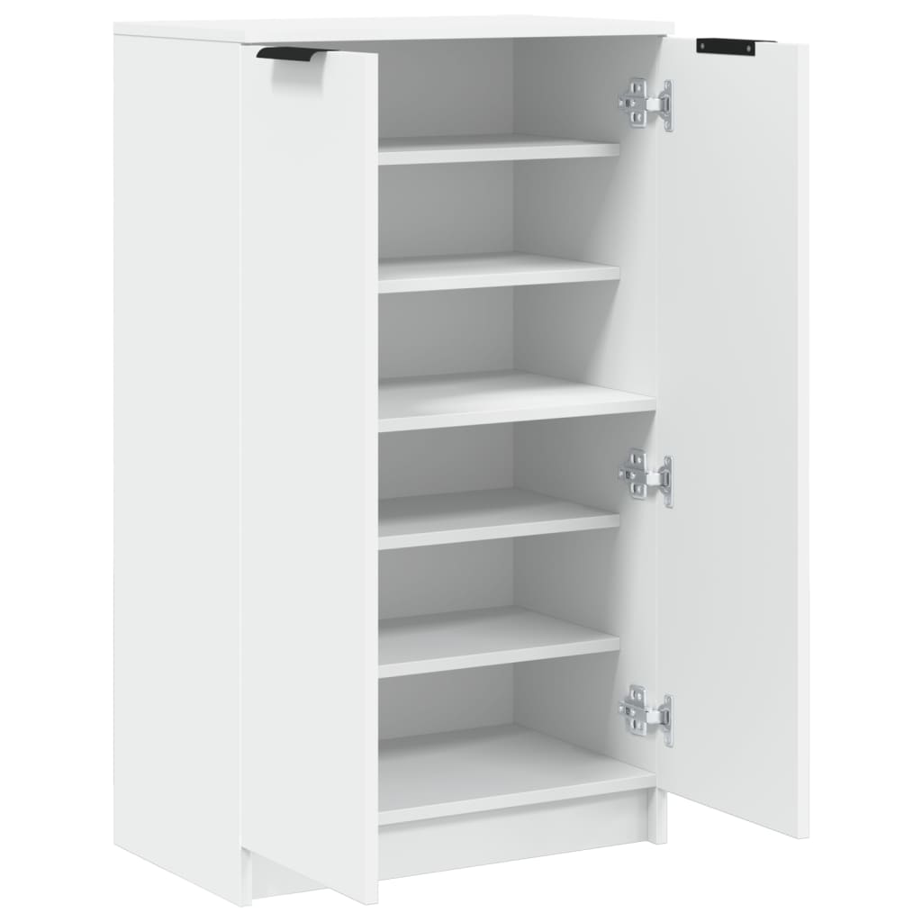 Armoire à chaussures Blanc 59x35x100,5 cm Bois d'ingénierie - XIOS