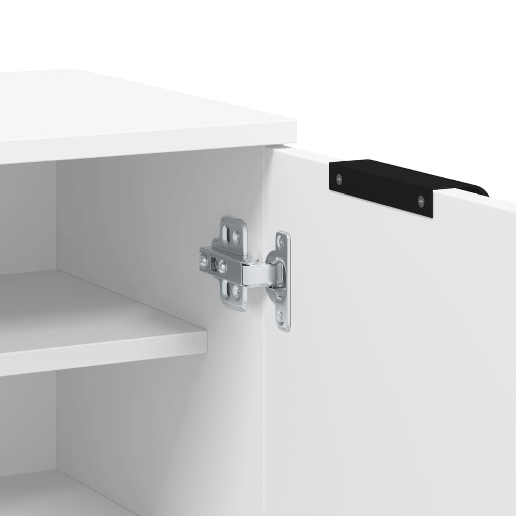 Armoire à chaussures Blanc 59x35x100,5 cm Bois d'ingénierie - XIOS