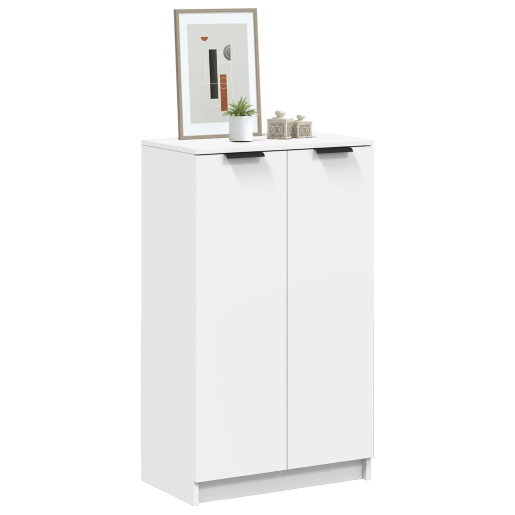 Armoire à chaussures Blanc 59x35x100,5 cm Bois d'ingénierie - XIOS
