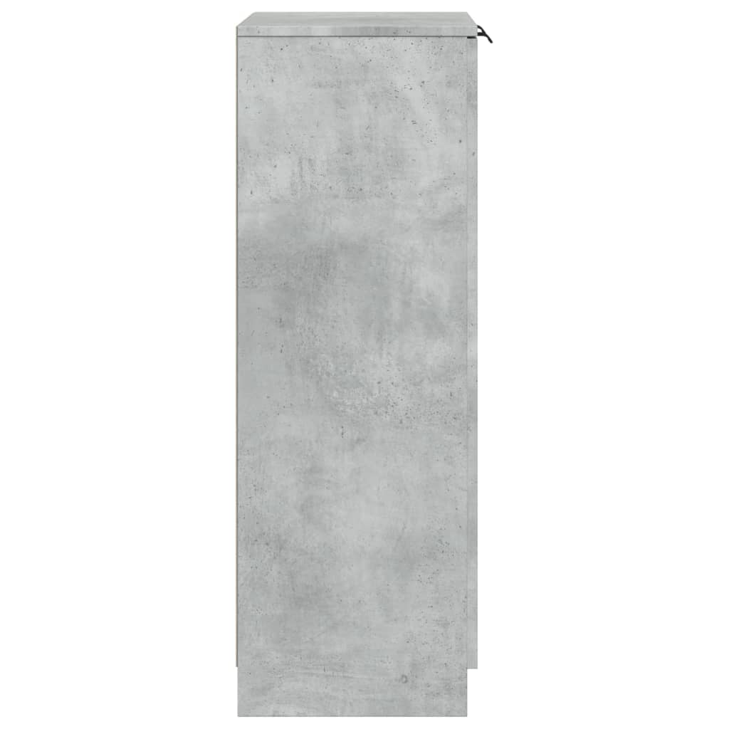 Armoire à chaussures Gris béton 59x35x100,5 cm Bois d'ingénierie - XIOS