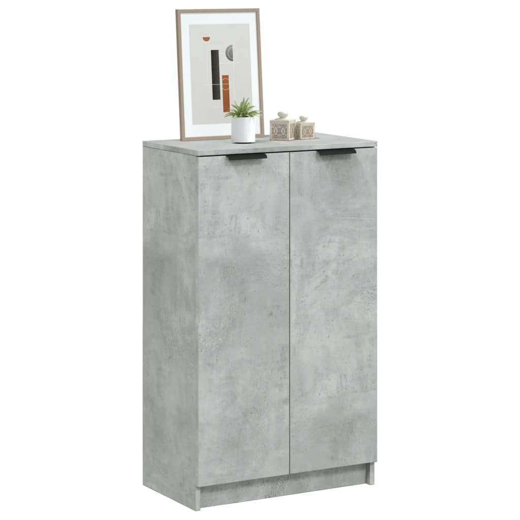 Armoire à chaussures Gris béton 59x35x100,5 cm Bois d'ingénierie - XIOS