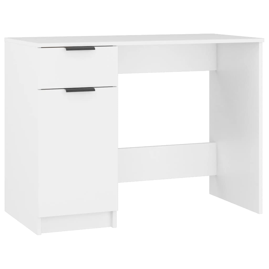 Bureau Blanc 100x50x75 cm Bois d'ingénierie Bureaux vidaXL