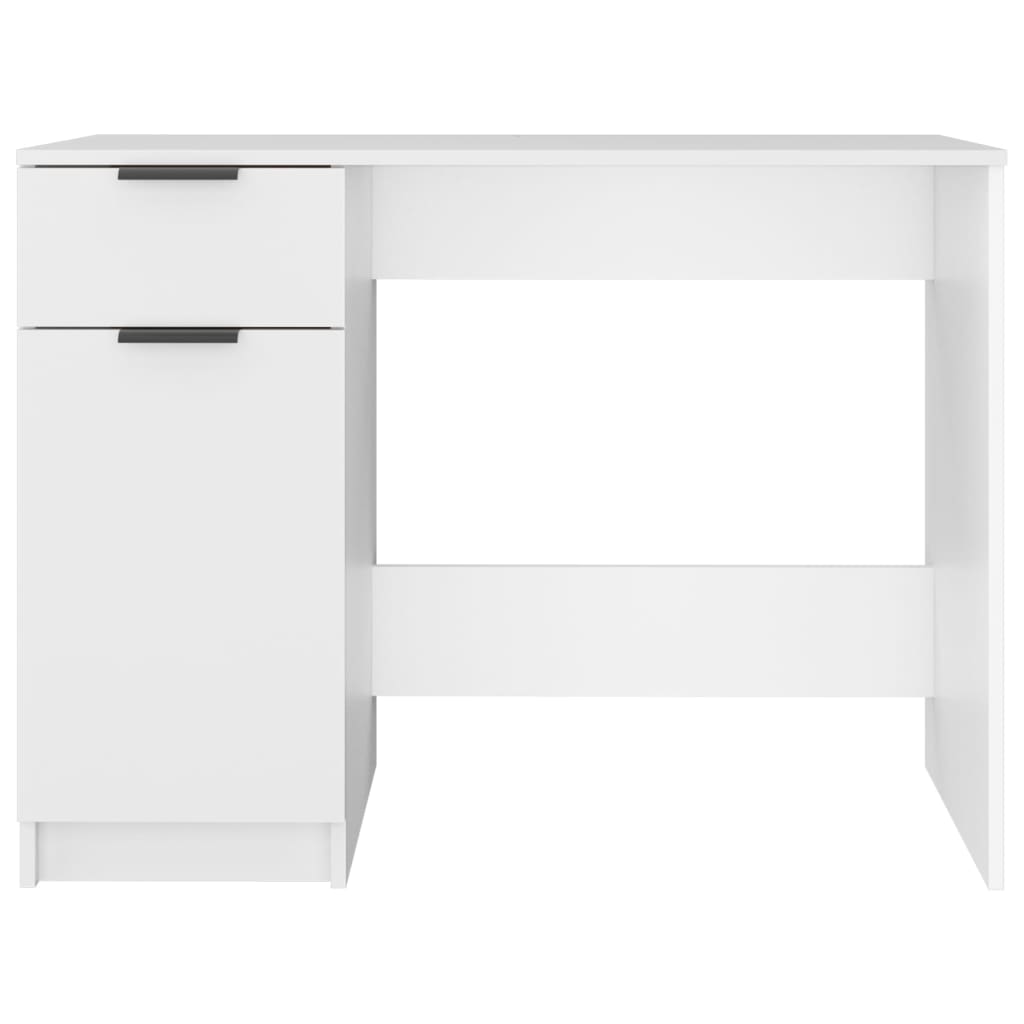 Bureau Blanc 100x50x75 cm Bois d'ingénierie Bureaux vidaXL