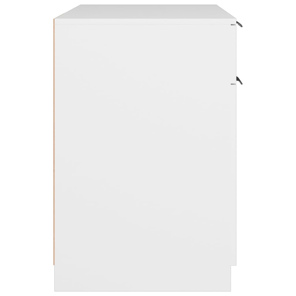 Bureau Blanc 100x50x75 cm Bois d'ingénierie Bureaux vidaXL
