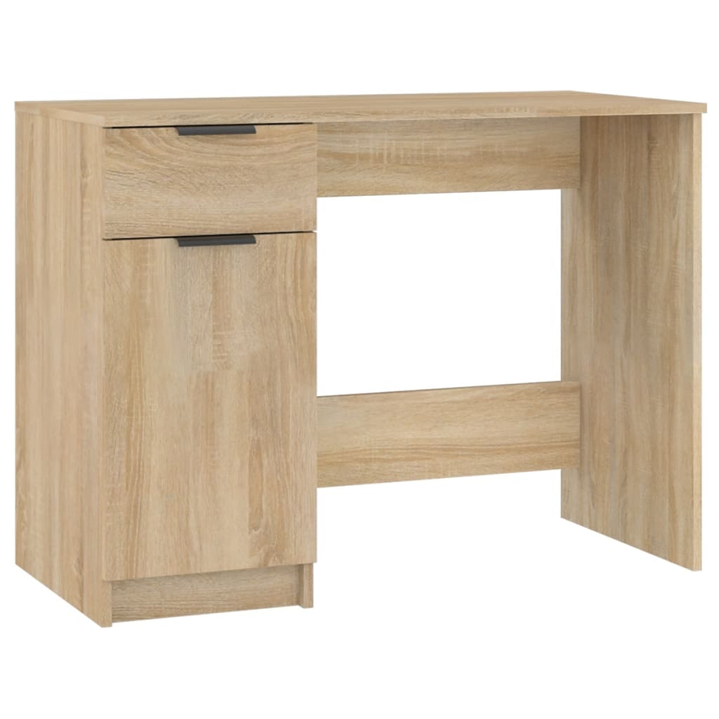 Bureau Chêne sonoma 100x50x75 cm Bois d'ingénierie Bureaux vidaXL