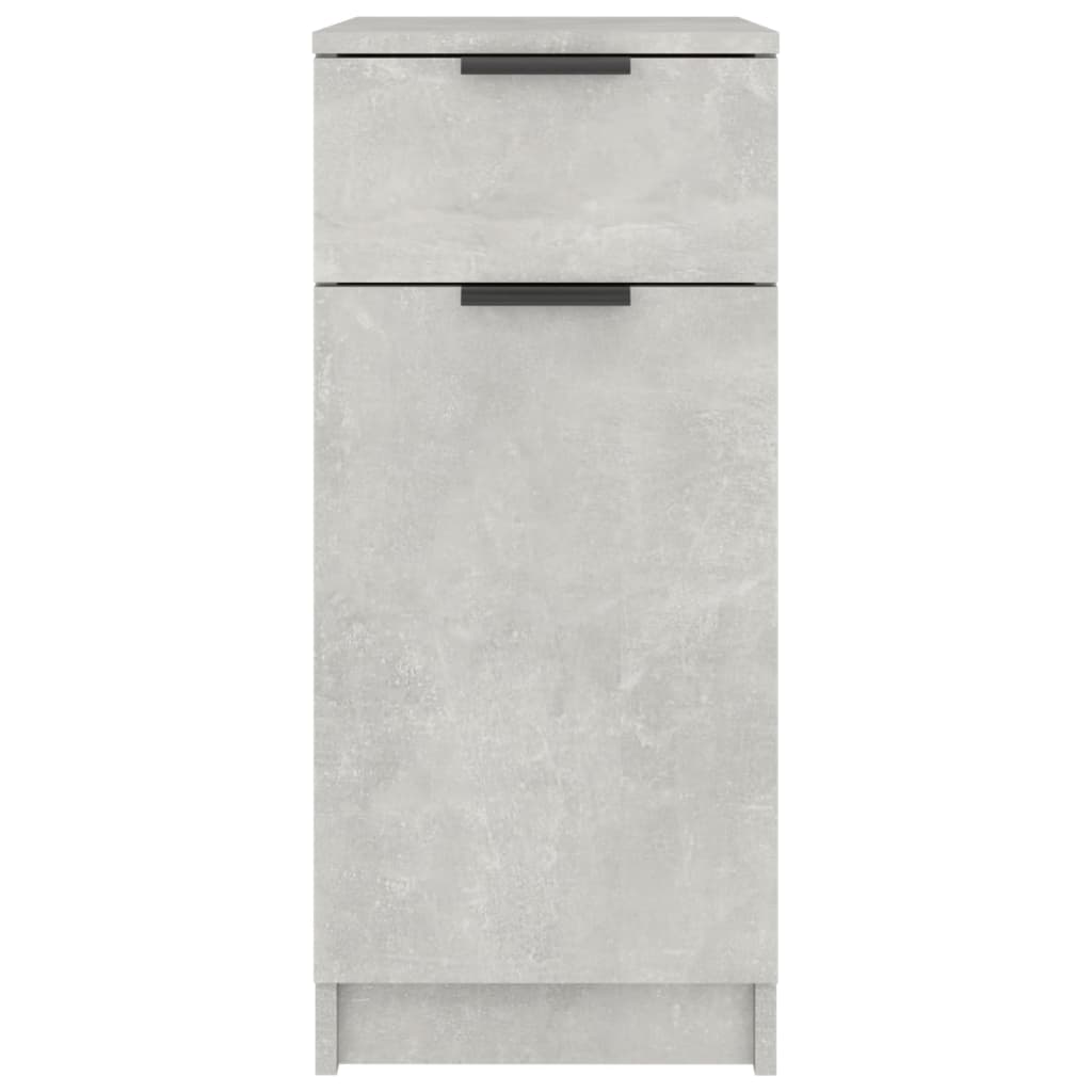 Armoire de bureau Gris béton 33,5x50x75 cm Bois d'ingénierie