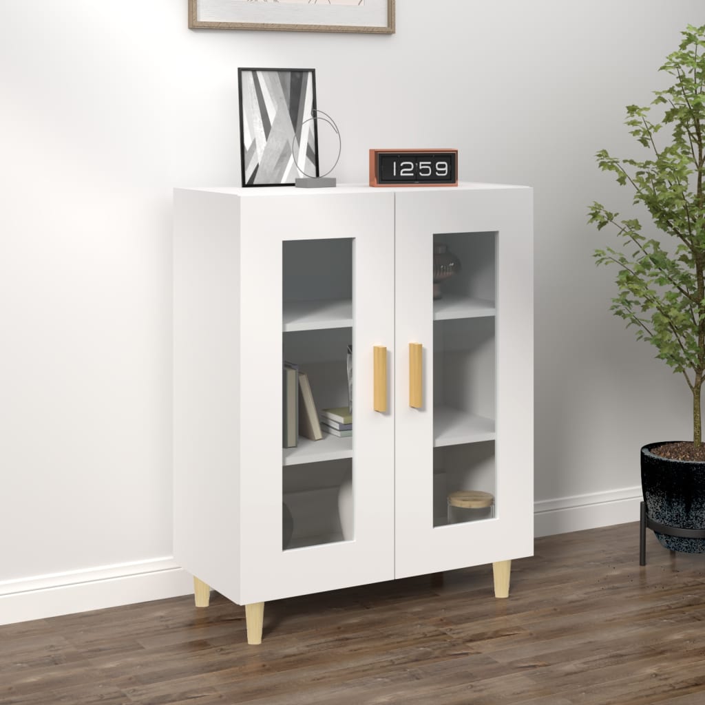 Buffet blanc 69,5x34x90 cm bois d'ingénierie - XIOS