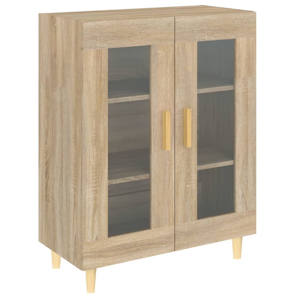 Buffet chêne sonoma 69,5x34x90 cm bois d'ingénierie - XIOS