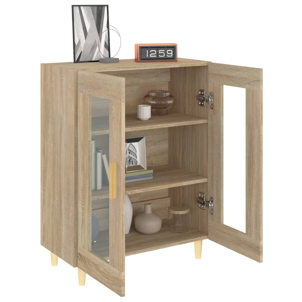 Buffet chêne sonoma 69,5x34x90 cm bois d'ingénierie - XIOS