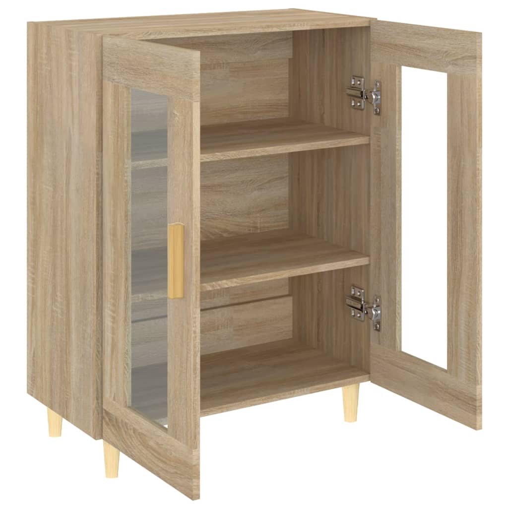 Buffet chêne sonoma 69,5x34x90 cm bois d'ingénierie - XIOS