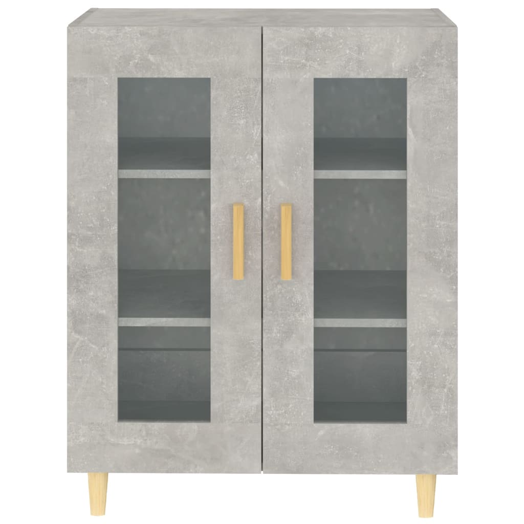 Buffet gris béton 69,5x34x90 cm bois d'ingénierie - XIOS