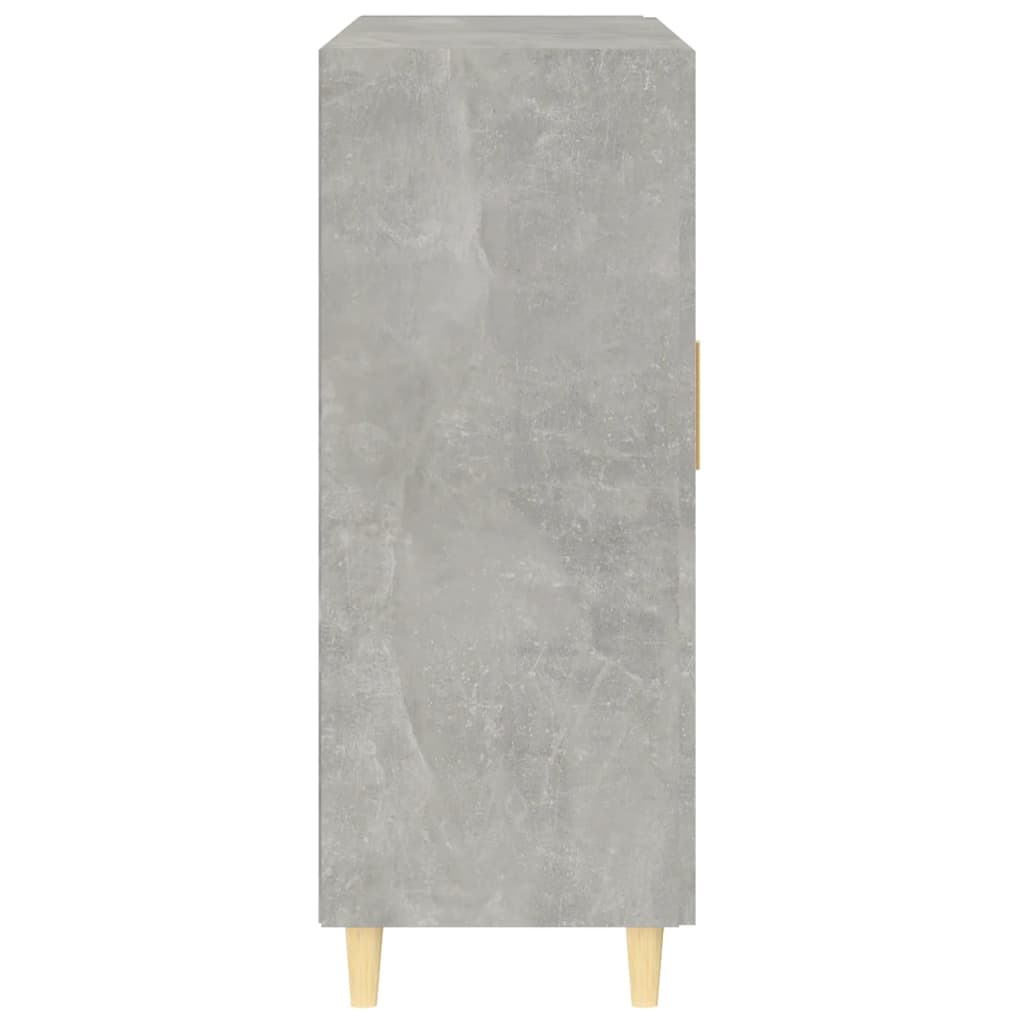 Buffet gris béton 69,5x34x90 cm bois d'ingénierie - XIOS