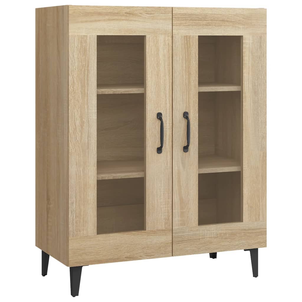 Buffet chêne sonoma 69,5x34x90 cm bois d'ingénierie - XIOS