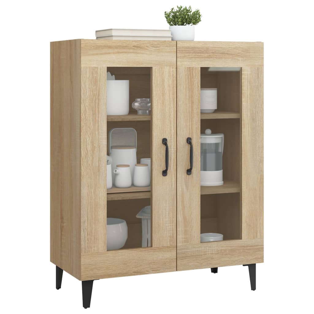 Buffet chêne sonoma 69,5x34x90 cm bois d'ingénierie - XIOS