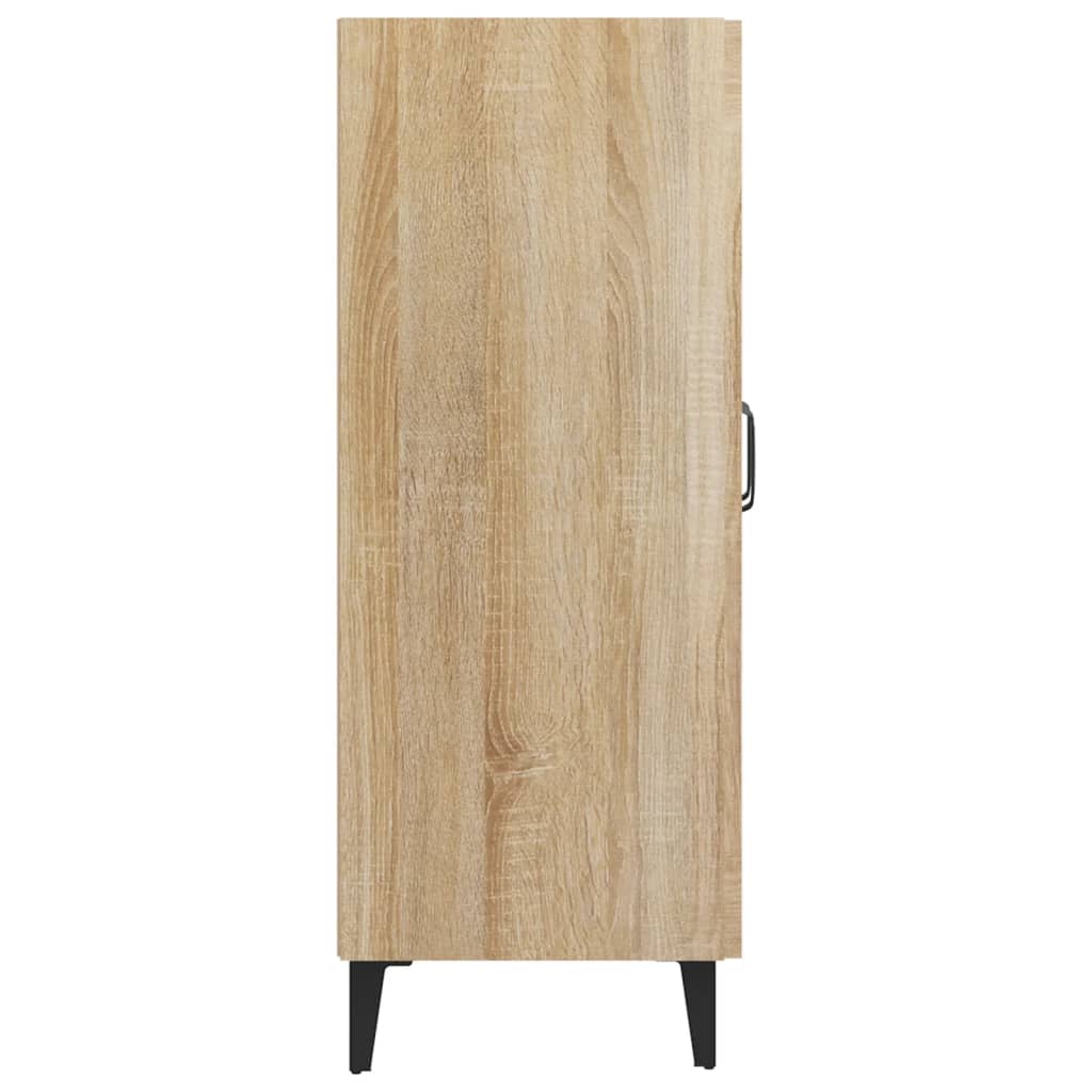 Buffet chêne sonoma 69,5x34x90 cm bois d'ingénierie - XIOS