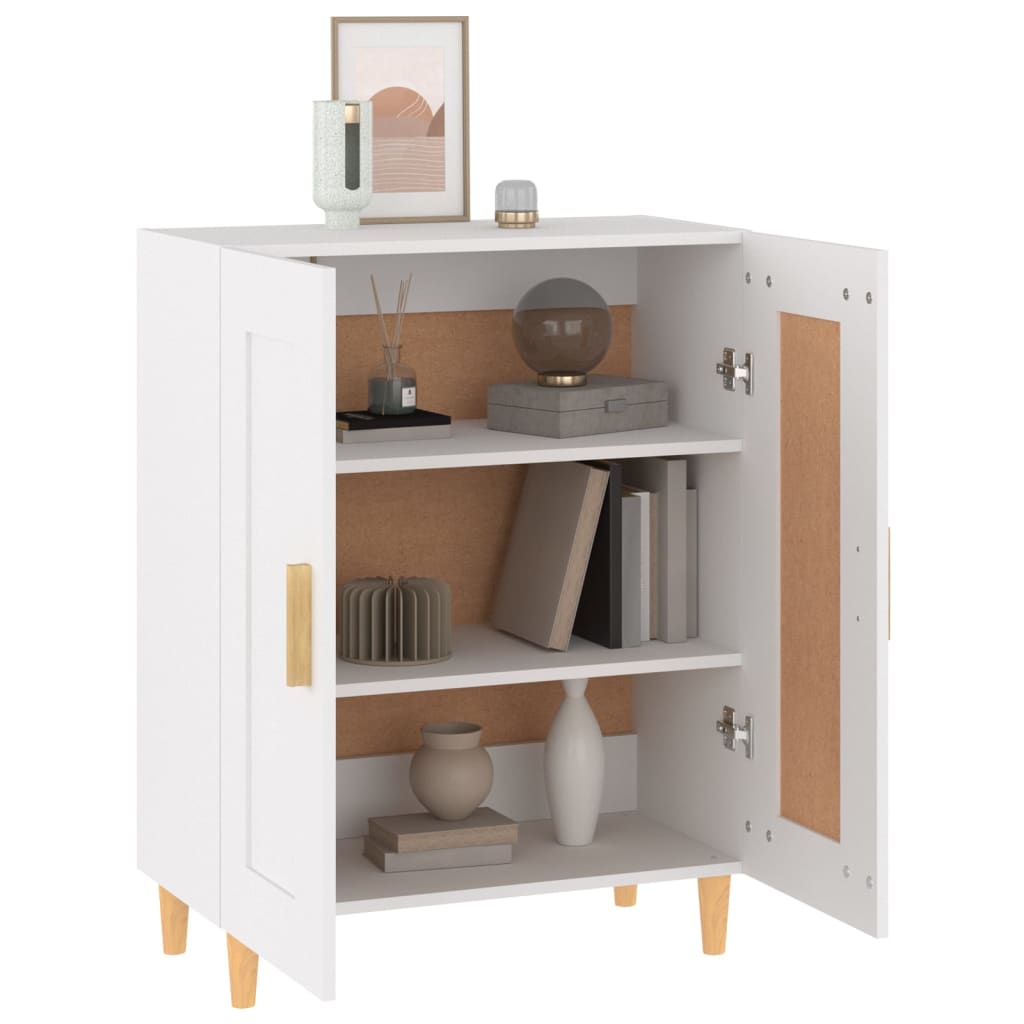 Buffet Blanc 69,5x34x90 cm Bois d'ingénierie - XIOS