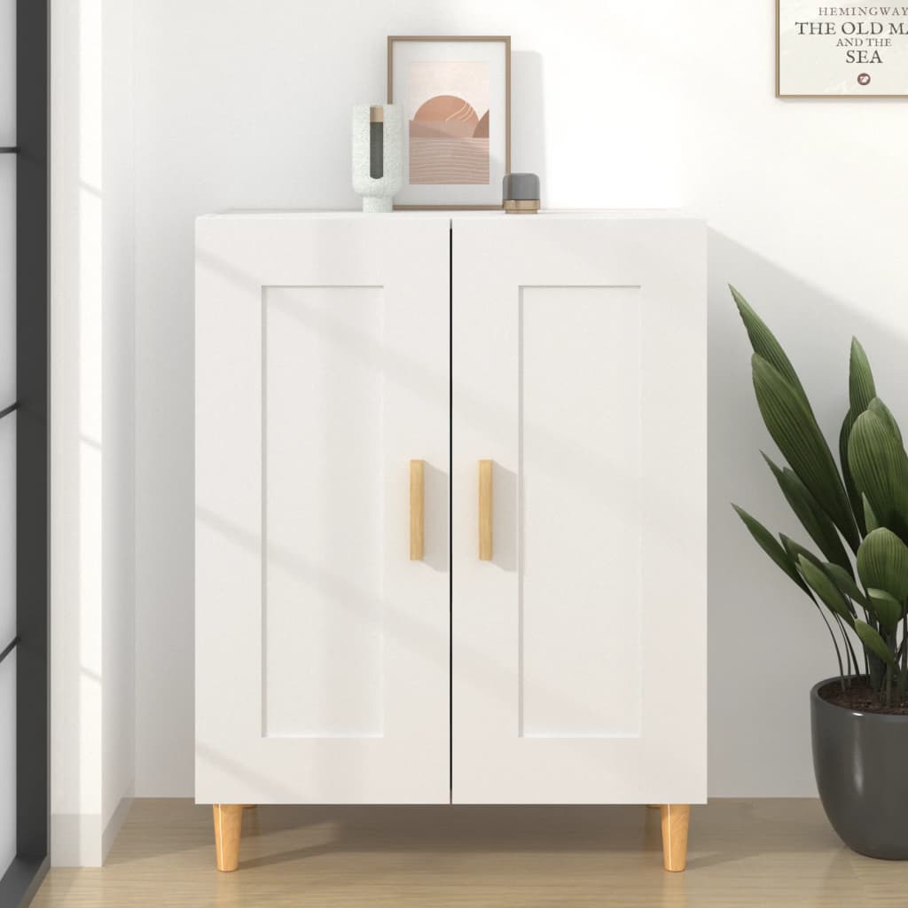Buffet Blanc 69,5x34x90 cm Bois d'ingénierie - XIOS