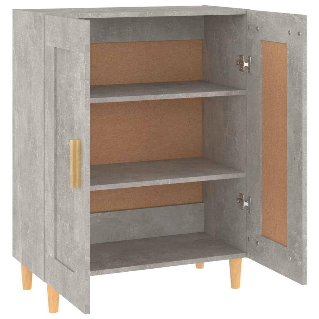 Buffet Gris béton 69,5x34x90 cm Bois d'ingénierie - XIOS