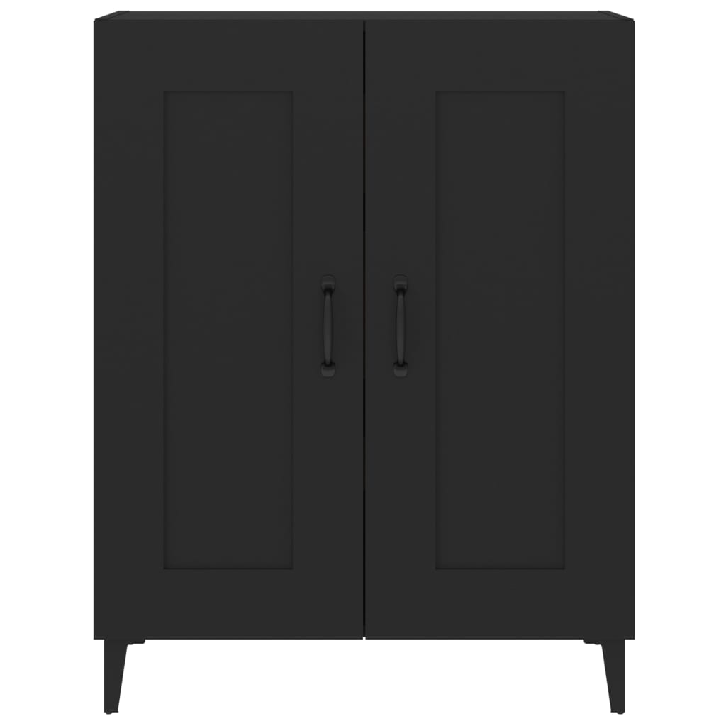 Buffet Noir 69,5x34x90 cm Bois d'ingénierie - XIOS