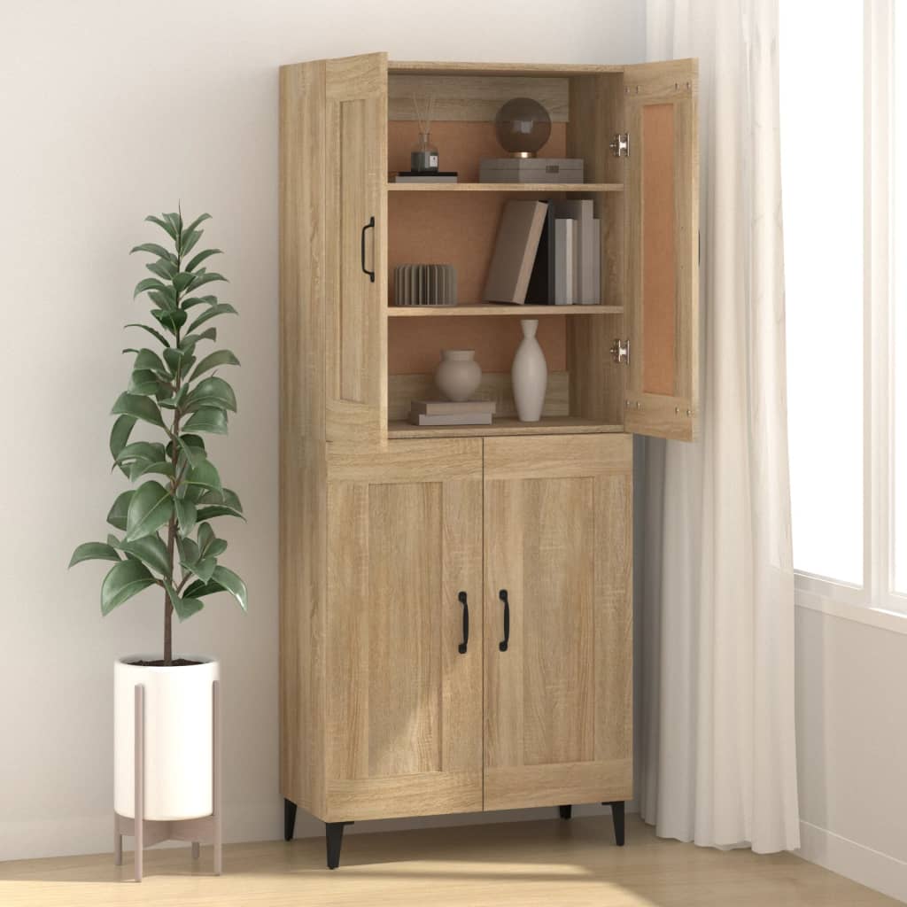 Buffet Chêne sonoma 69,5x34x90 cm Bois d'ingénierie - XIOS