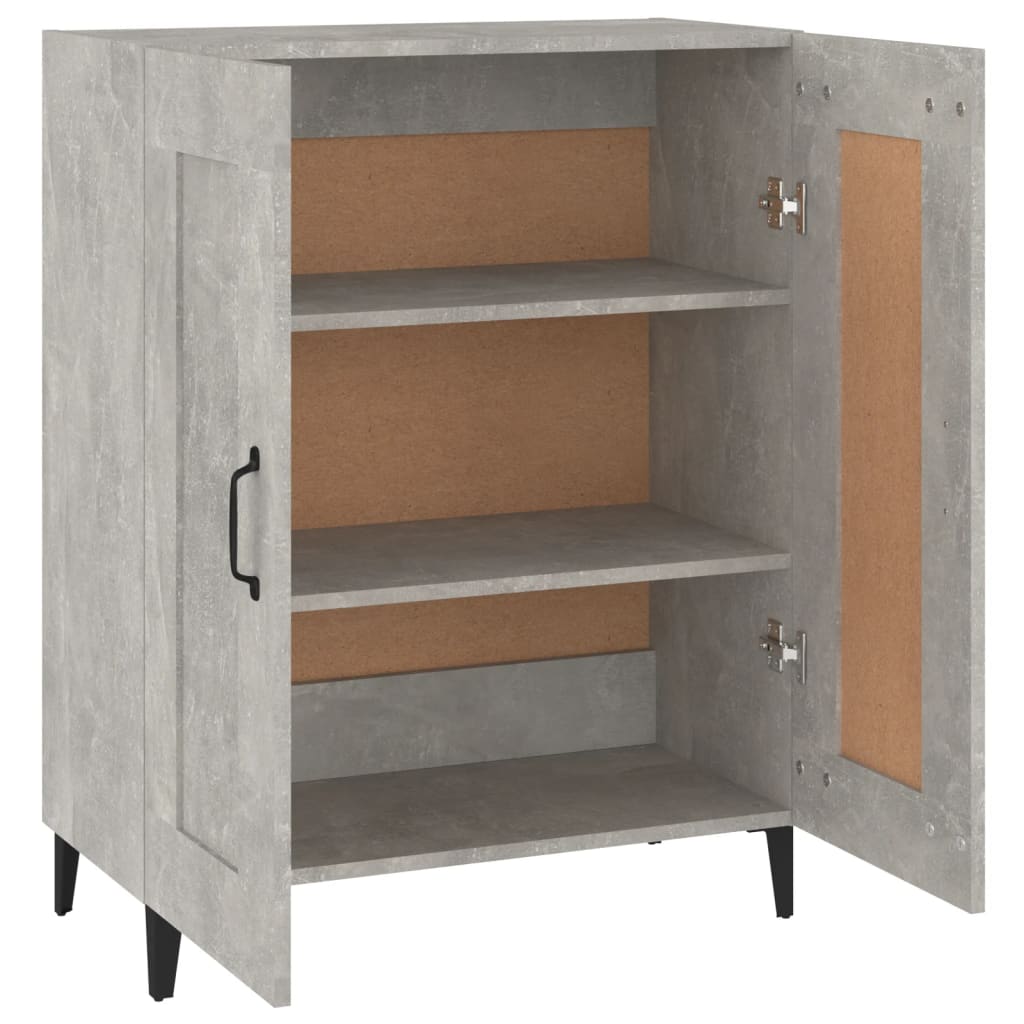 Buffet Gris béton 69,5x34x90 cm Bois d'ingénierie - XIOS