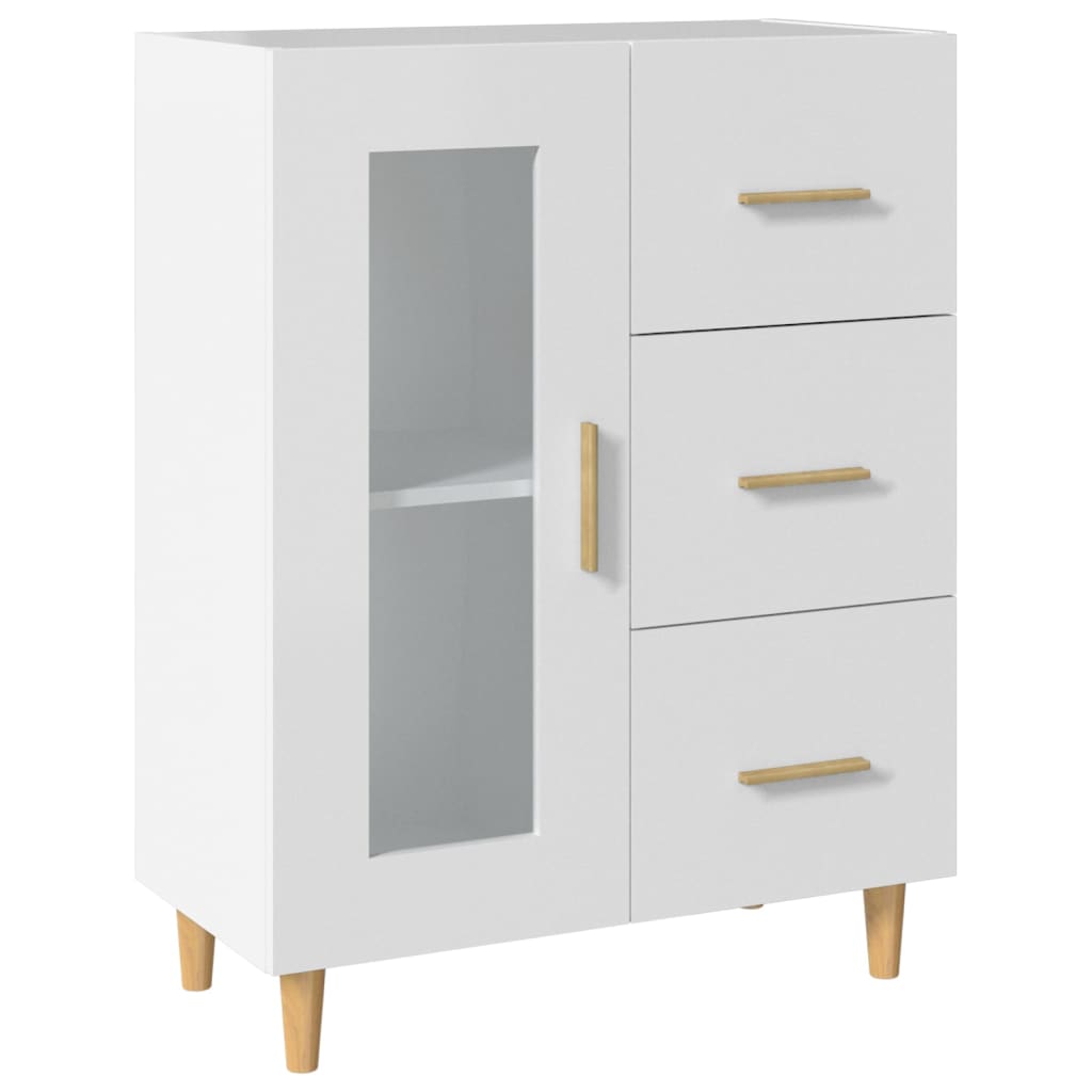Buffet blanc 69,5x34x90 cm bois d'ingénierie - XIOS