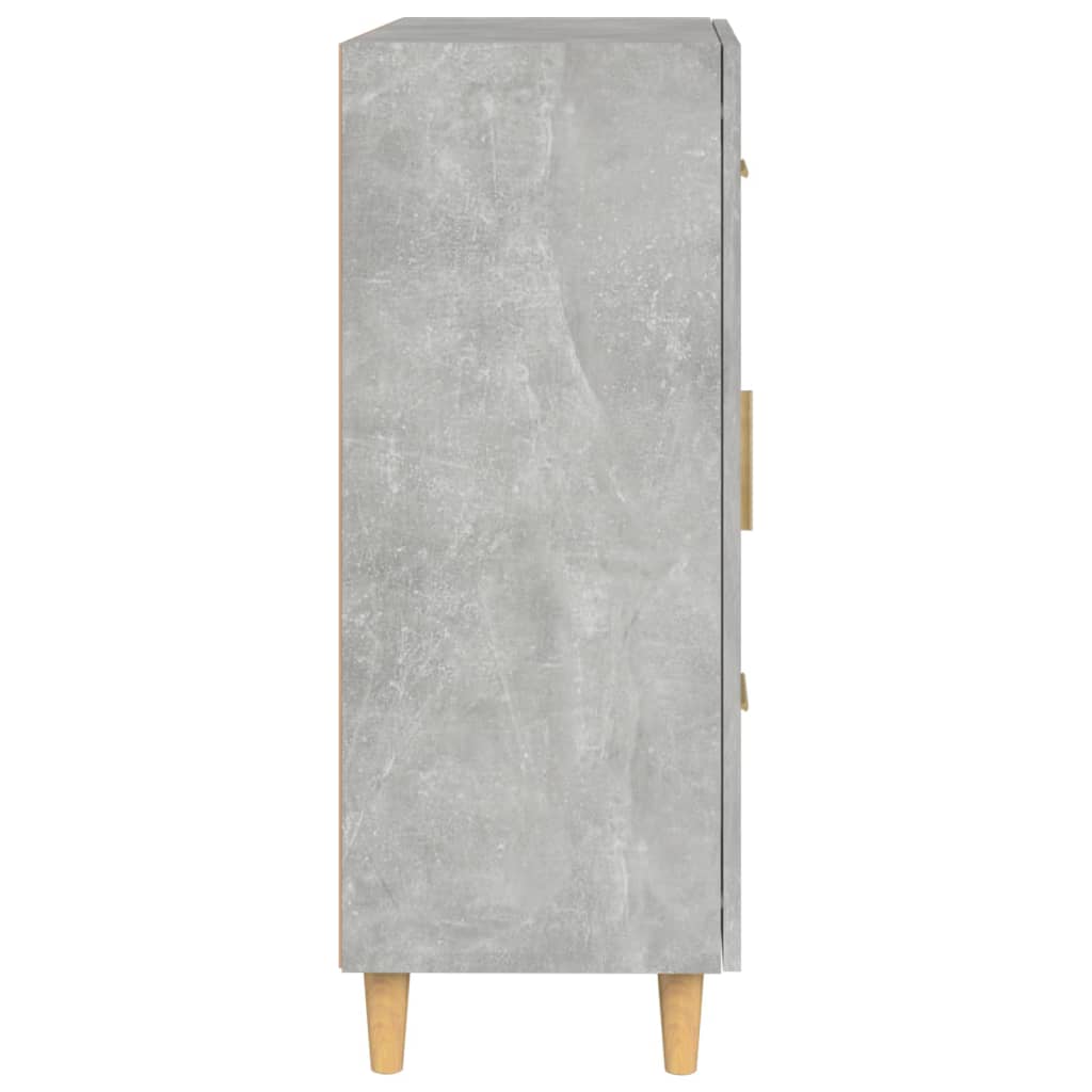 Buffet gris béton 69,5x34x90 cm bois d'ingénierie - XIOS