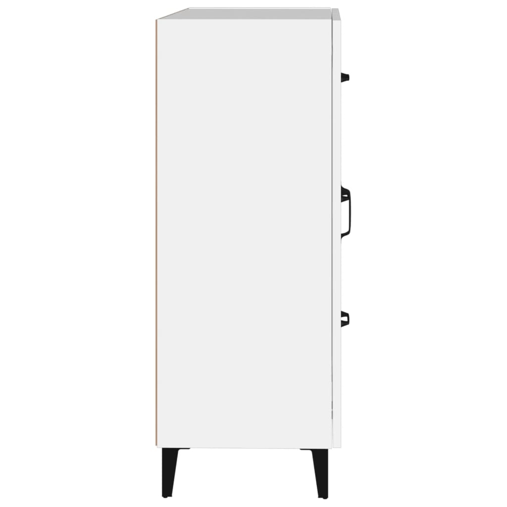 Buffet blanc 69,5x34x90 cm bois d'ingénierie XIOS