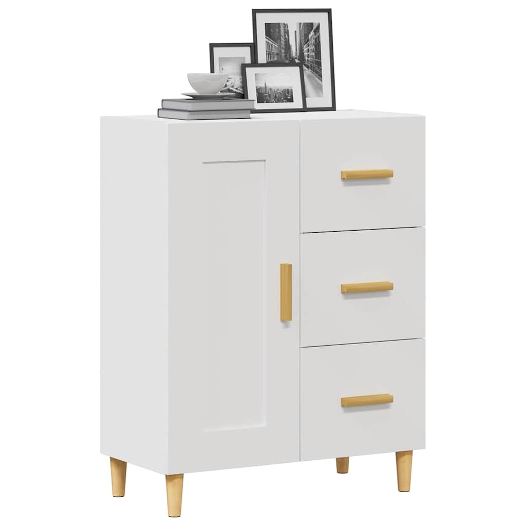 Buffet Blanc 69,5x34x90 cm Bois d'ingénierie - XIOS