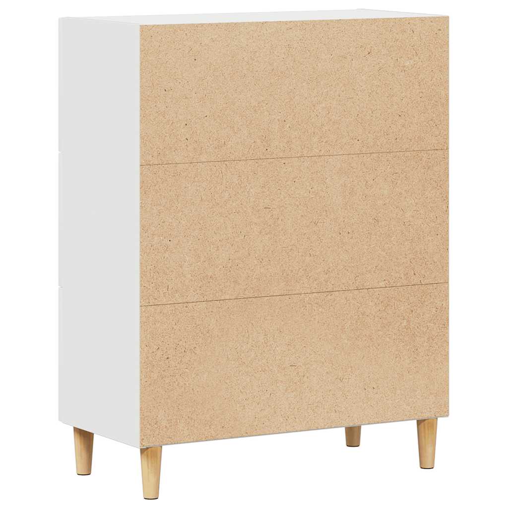 Buffet Blanc 69,5x34x90 cm Bois d'ingénierie - XIOS