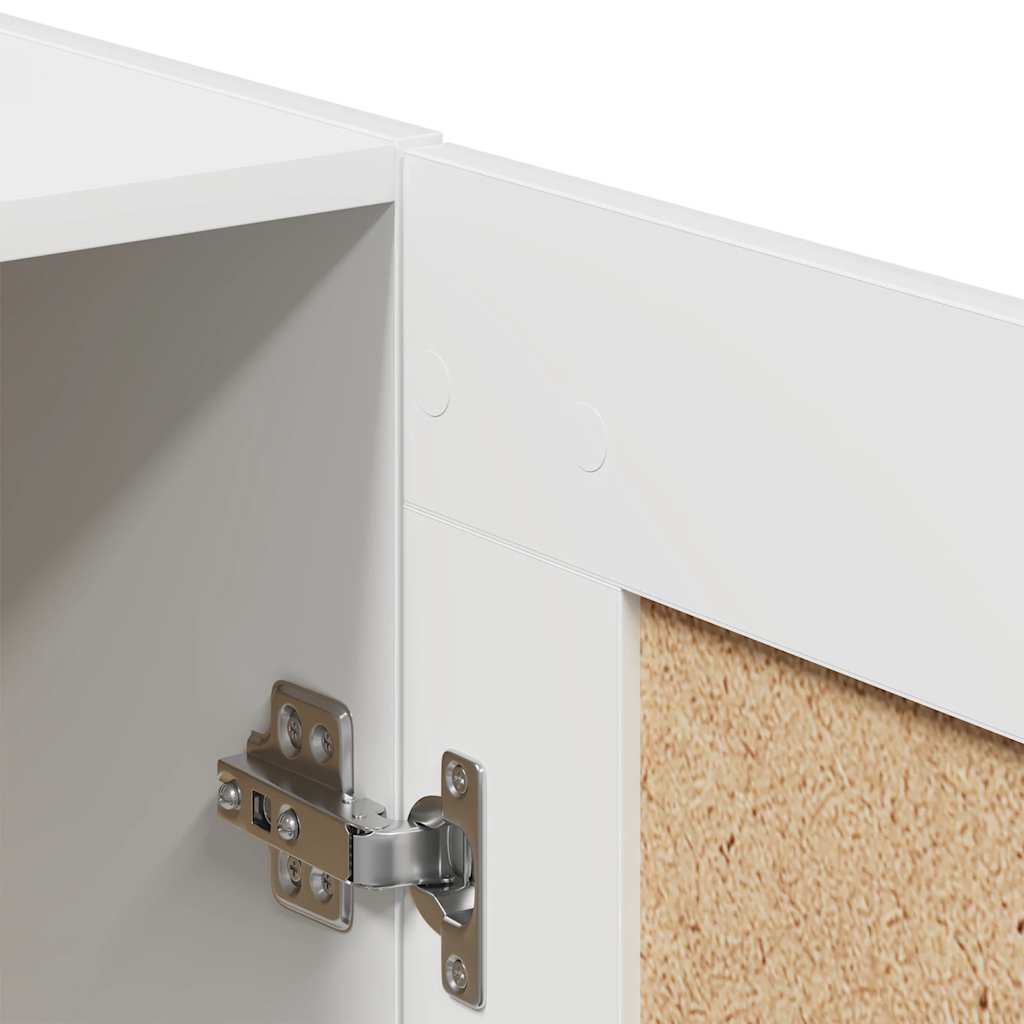 Buffet Blanc 69,5x34x90 cm Bois d'ingénierie - XIOS