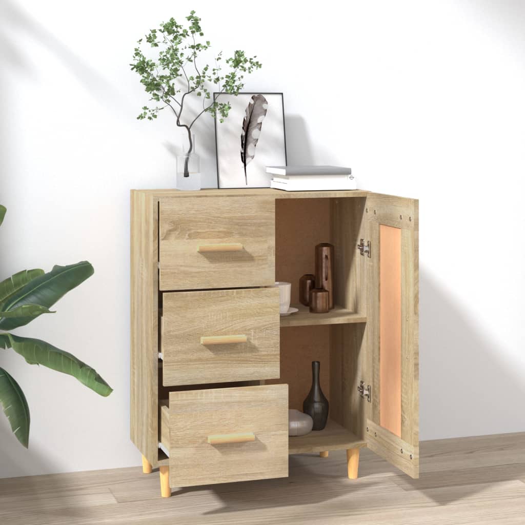 Buffet Chêne sonoma 69,5x34x90 cm Bois d'ingénierie - XIOS
