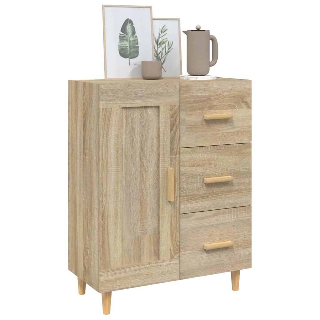 Buffet Chêne sonoma 69,5x34x90 cm Bois d'ingénierie - XIOS