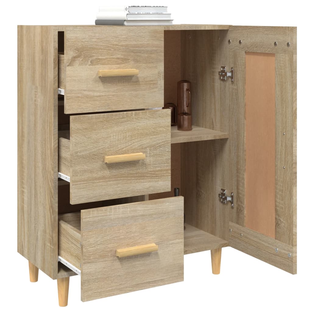 Buffet Chêne sonoma 69,5x34x90 cm Bois d'ingénierie - XIOS
