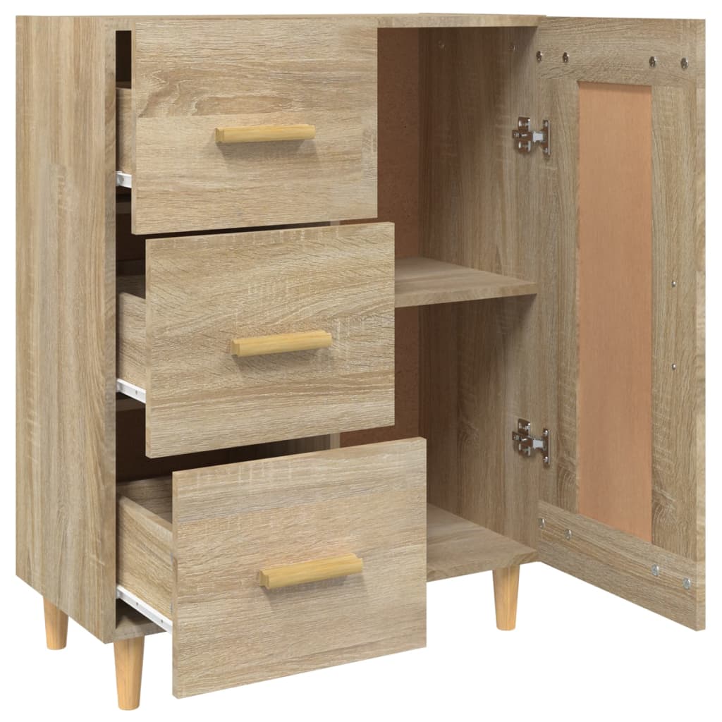 Buffet Chêne sonoma 69,5x34x90 cm Bois d'ingénierie - XIOS