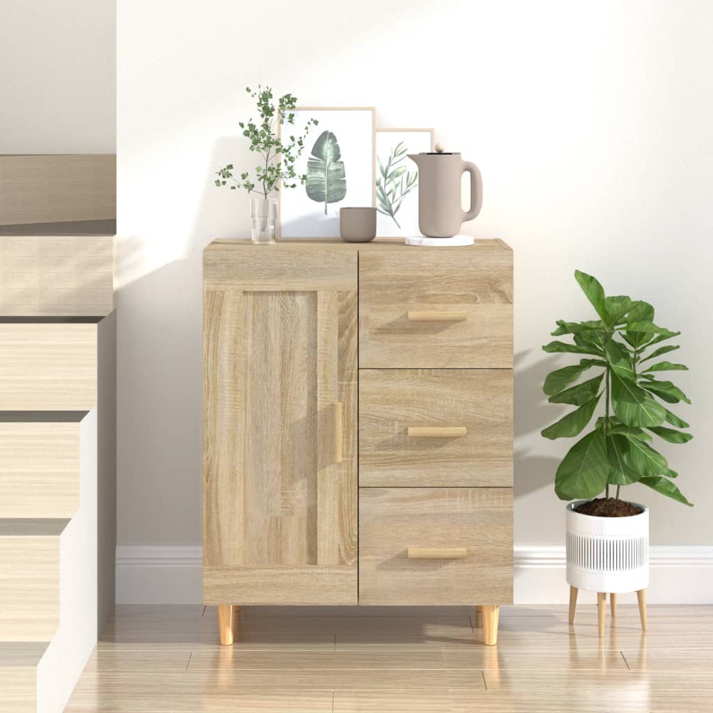 Buffet Chêne sonoma 69,5x34x90 cm Bois d'ingénierie - XIOS