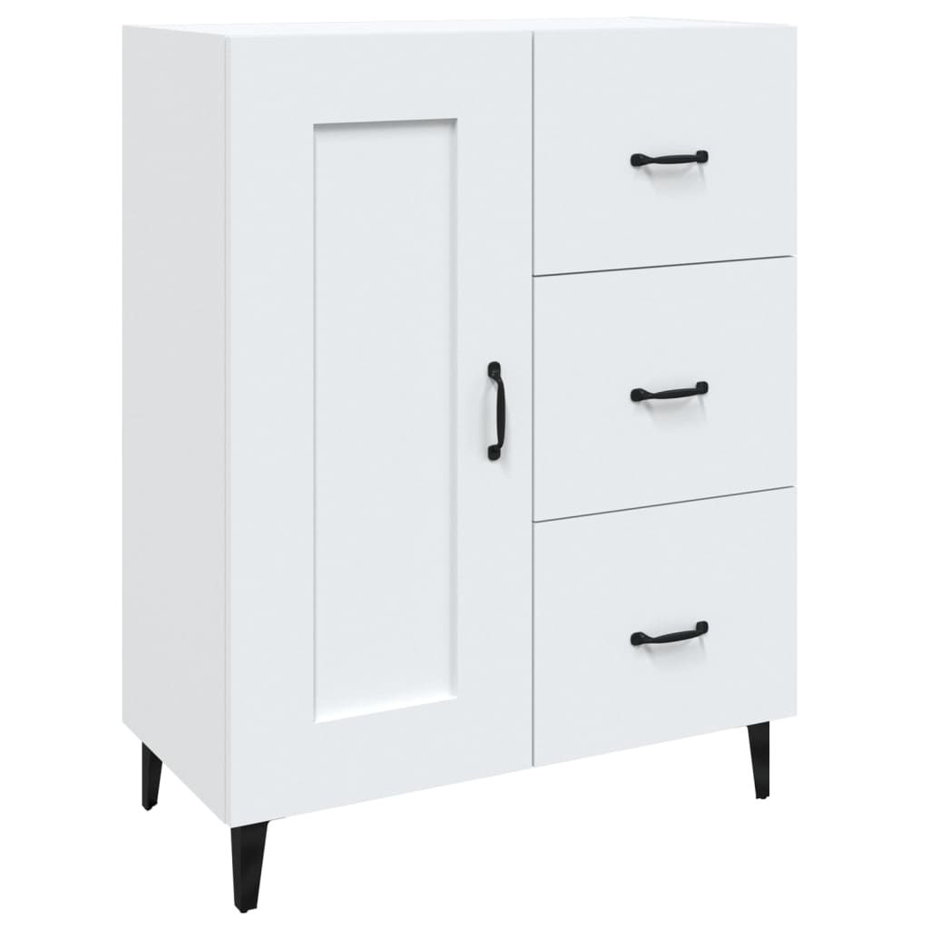 Buffet Blanc 69,5x34x90 cm Bois d'ingénierie - XIOS