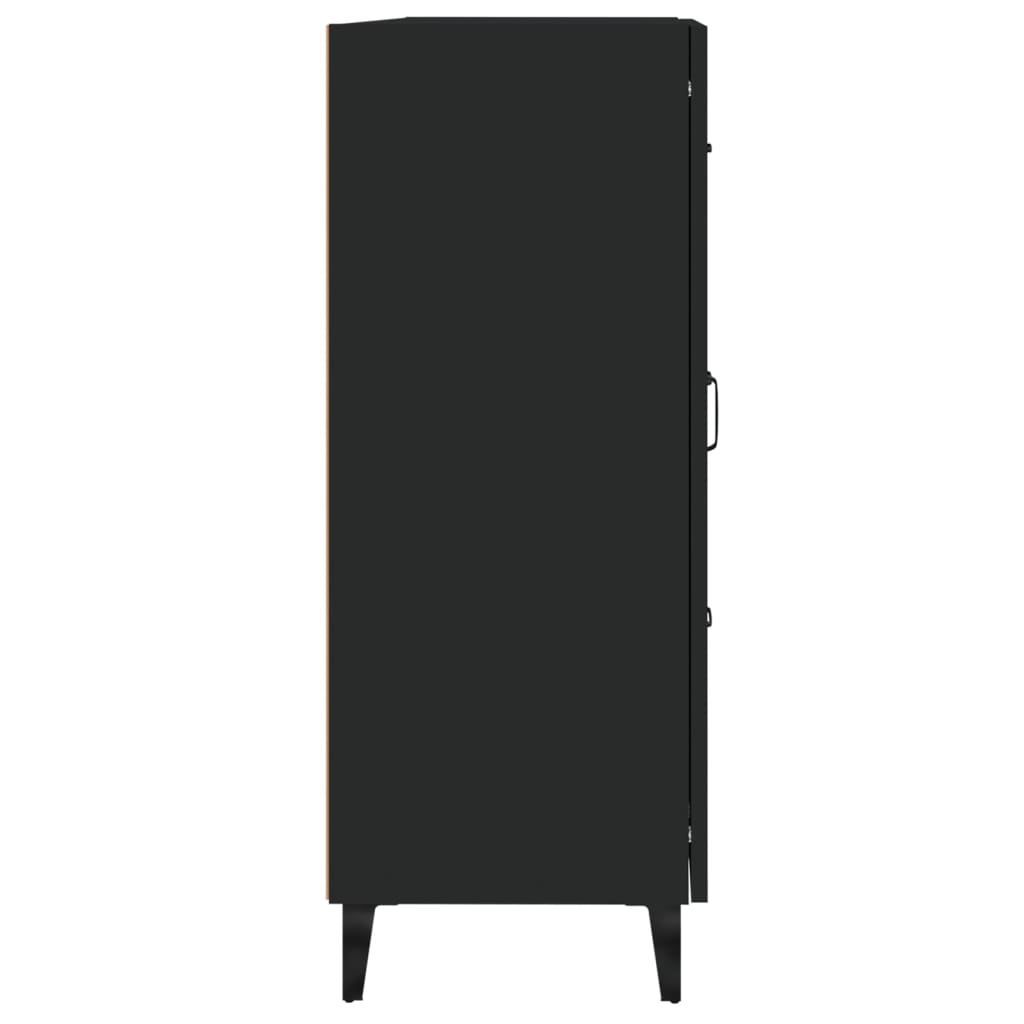 Buffet Noir 69,5x34x90 cm Bois d'ingénierie - XIOS