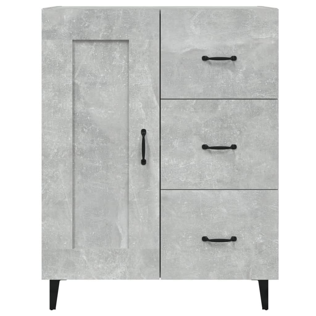 Buffet Gris béton 69,5x34x90 cm Bois d'ingénierie - XIOS