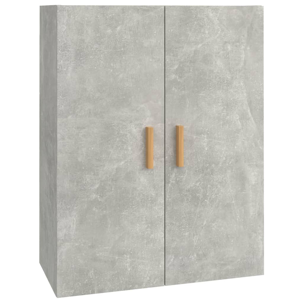 Armoire murale suspendue Gris béton 69,5x34x90 cm - XIOS
