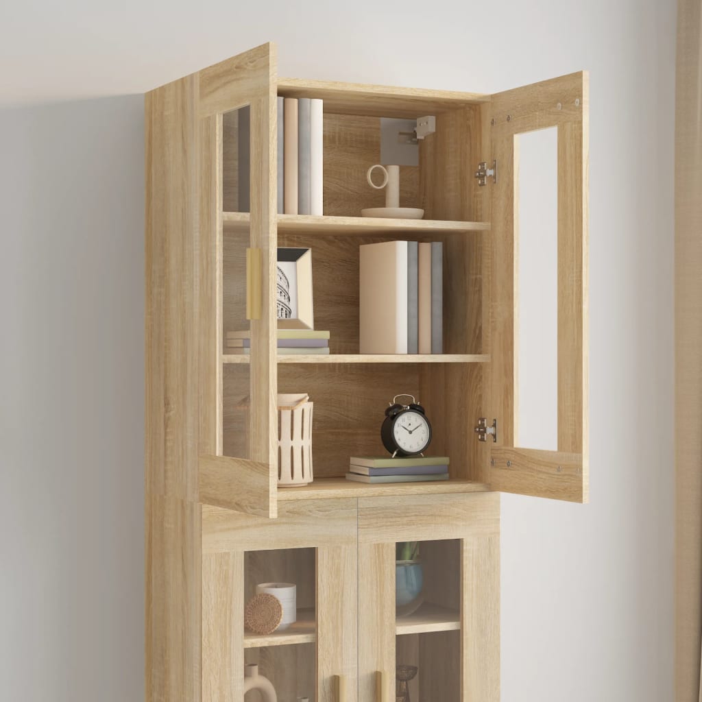 Armoire murale suspendue Chêne sonoma 69,5x34x90 cm - XIOS