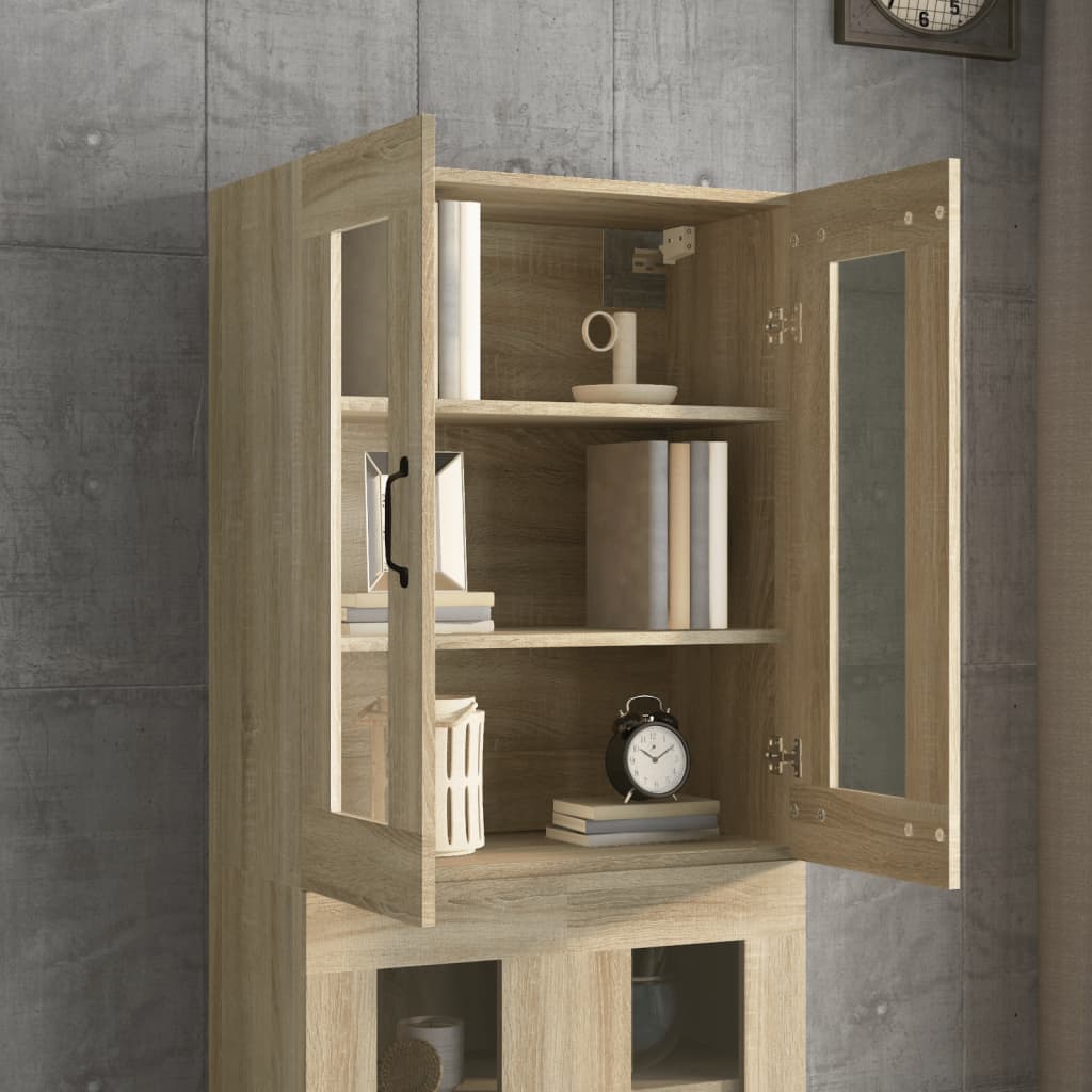 Armoire murale suspendue Chêne sonoma 69,5x34x90 cm - XIOS