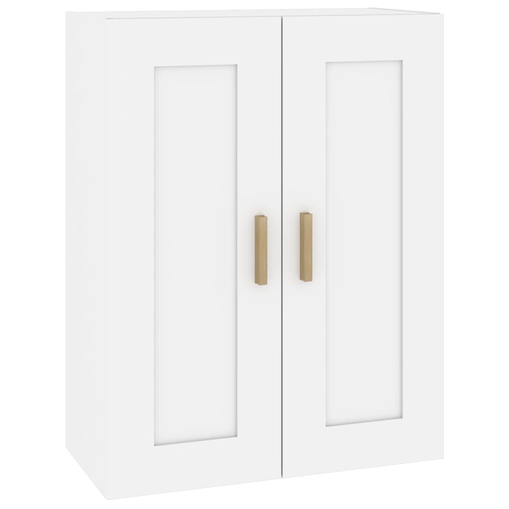 Armoire murale blanc 69,5x32,5x90 cm bois d'ingénierie - XIOS