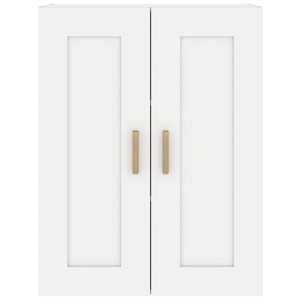 Armoire murale blanc 69,5x32,5x90 cm bois d'ingénierie - XIOS