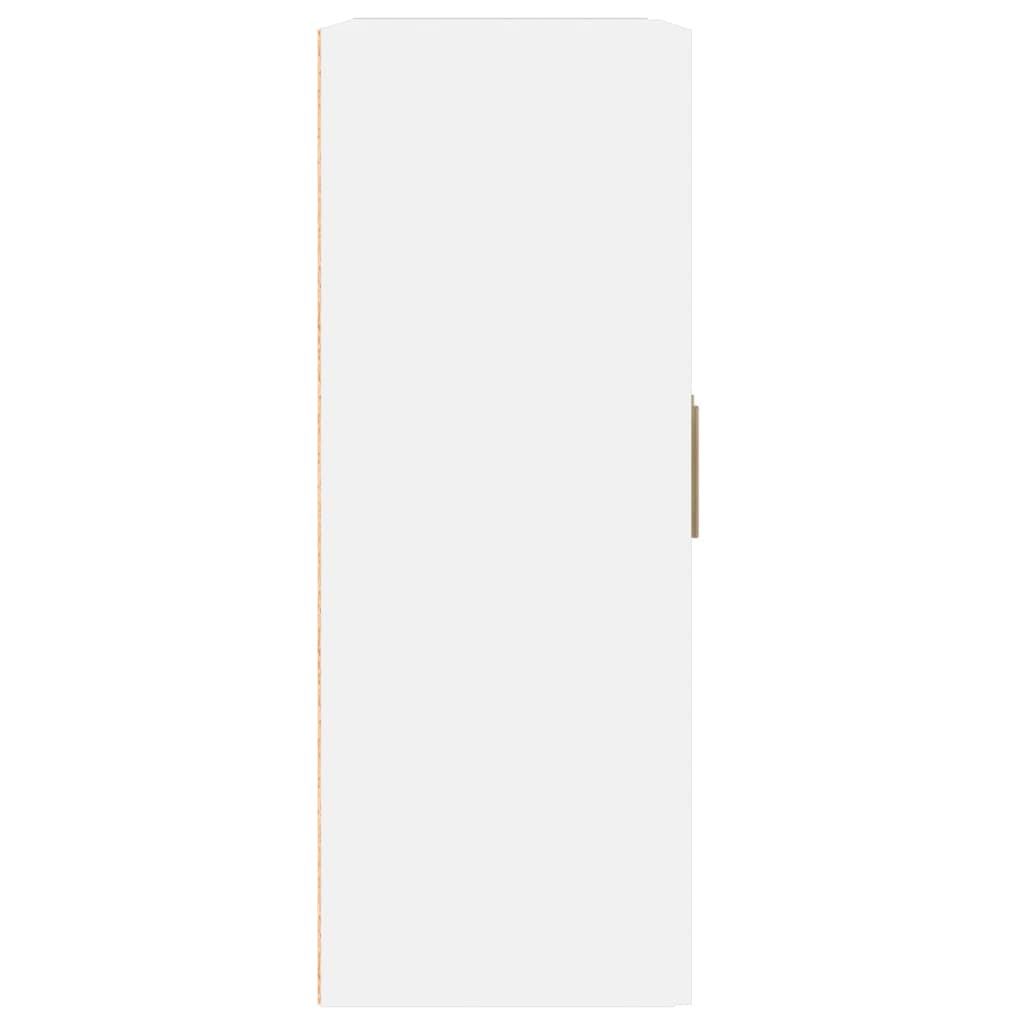 Armoire murale blanc 69,5x32,5x90 cm bois d'ingénierie - XIOS