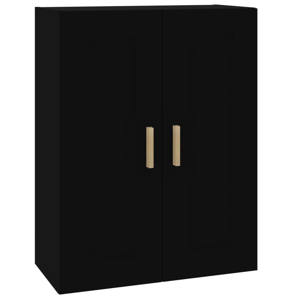 Armoire murale Noir 69,5x32,5x90 cm Bois d'ingénierie - XIOS