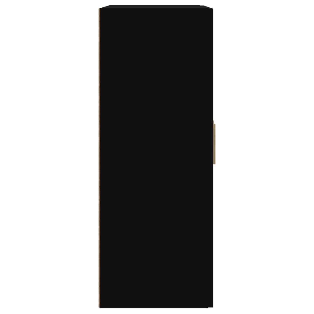 Armoire murale Noir 69,5x32,5x90 cm Bois d'ingénierie - XIOS