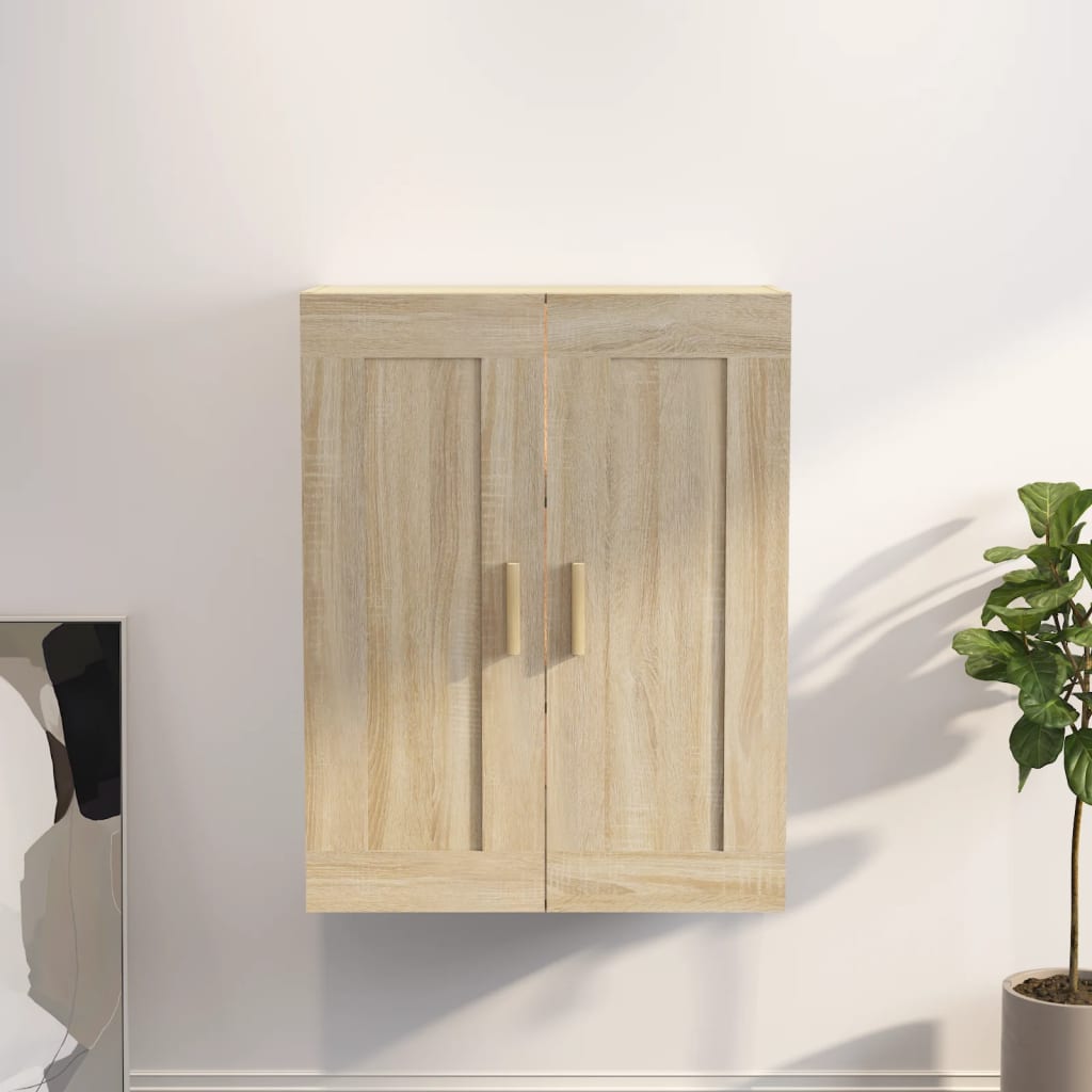 Armoire murale chêne sonoma 69,5x32,5x90 cm bois ingénierie - XIOS