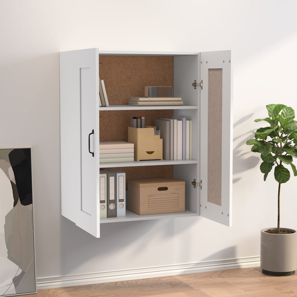 Armoire murale suspendue Blanc 69,5x32,5x90 cm - XIOS